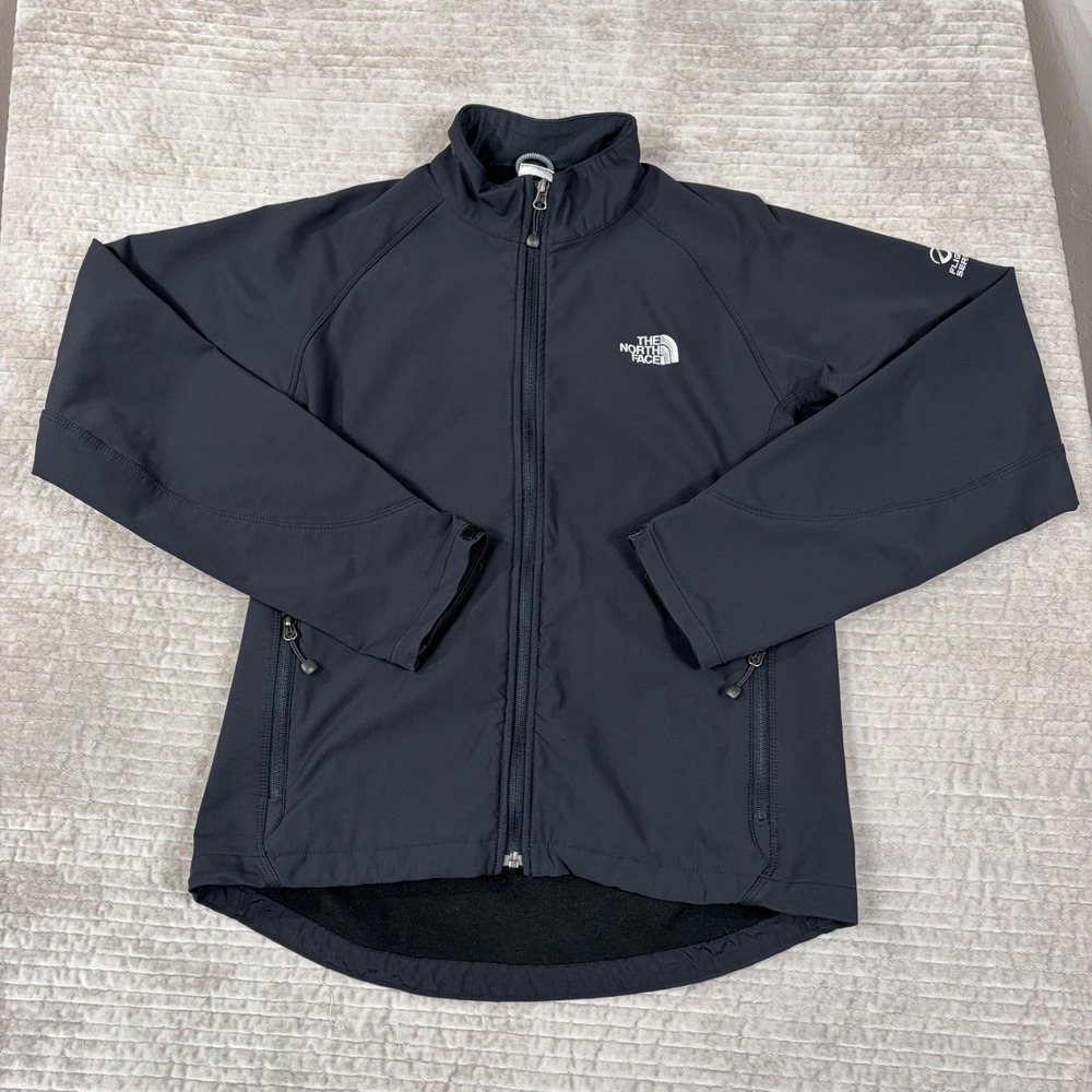The North Face Flight Series Mens Black Softshell Fleece Lined Jacket Medium